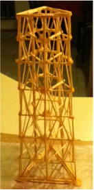 toothpick tower